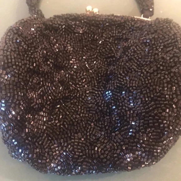Valerie Stevens beaded evening bag. - Picture 2 of 4
